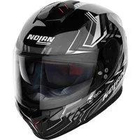 NOLAN Motorradhelm N80-8 Turbolence N-Com Helm, vorbereitet für Kommunikationssystem,Notfallsystem-Polsterung (EQ