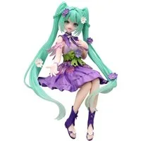 FuRyu Merchandise-Figur Hatsune Miku Noodle Stopper Flower Fairy Cosmos Purple Color 14 cm