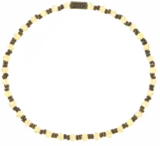 konplott - Elastisches Perlenarmband gelb