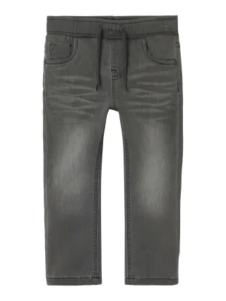 NAME IT - NMMRYAN SLIM SWE JEANS 2472-TH NOOS Medium Grey Denim - Gr. - 110
