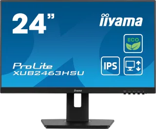 iiyama ProLite XUB2463HSU-B1 Monitor 60.5cm (23.8") Full HD | xub2463hsu-b1 | IPS - 3ms