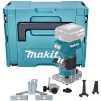 Makita Oberfräse DRT 52 ZJ 18 V 6 mm Brushless + Makpac - ohne Akku, ohne Ladegerät