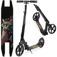 HyperMotion Cityroller VIBE Black Zweirädriger Stadtroller in Schwarz – bis 100 kg, 0 km/h