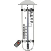 Lantelme Gartenthermometer Lantelme Gartenthermometer Schwarz 49 cm Kunststoff mit Metallrahmen, 1-tlg.