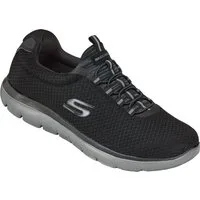 Skechers Slip-On Sneaker aus Flachstrick-Mesh mit bequemer Memory-Foam-Innensohle