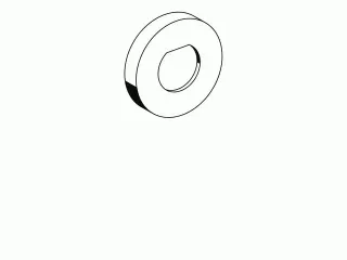 Schell Rosette für Urinal Spülarmatur BASIC chrom 625070699