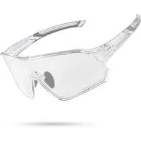ROCKBROS Fahrradbrille Sonnenbrille Photochrom UV400 Damen Herren Windschutzbrille, (1-St), Sportbrille Radbrille zum Radfahren