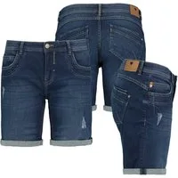 SUBLEVEL Bermudas Damen Jeans Shorts Bermuda Kurze Hose Shorts Short Denim Stretch Denim