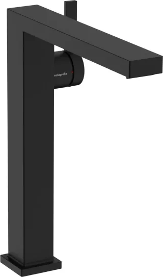 Hansgrohe Waschtischarmatur Tecturis E 240 Fine CoolStart mit Push-Open Ablaufgarnitur, mattschwarz, 73073670