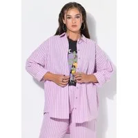 Studio Untold Hemdbluse Hemd Oversize Shape Seersucker Streifen
