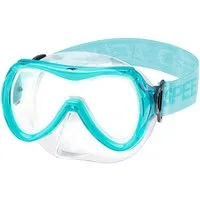 Aqua Speed Schnorchel ALIZE FS Tauchmaske für Kinder Kindertauchmaske Stoffband (Sicher, Bequem und Perfekt für Kleine Unterwasser-Abenteurer), Taucherbrille Kind Stoff-Kopfband Einzellinse
