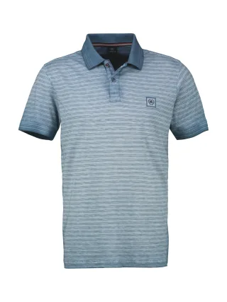 LERROS - POLO-KNOPF CRISPY BLUE - Gr. - L