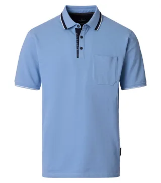 CASAMODA - Polo mit Tasche blau - Gr. - S