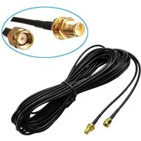 Bolwins G00 3m WLAN GPS Antenne Adapter Verlängerung RP-SMA A auf B Kabel Verlängerungskabel, RP-SMA Stecker, RP-SMA Buchse (300 cm), RP-SMA Reverse Steckverbindung, 50 Ohm