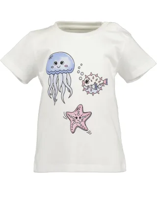 Blue Seven - Mini Kn T-Shirt, Rundhals cremefarben - Gr. - 80