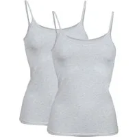 Erwin Müller Unterhemd Damen-Unterhemd 2er-Pack Single-Jersey Uni