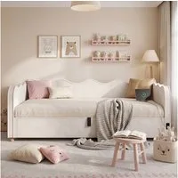 Celya Polsterbett Daybett, Tagesbett, Schlafsofa mit hydraulischem Stauraum (ohne Matratze, mit USB- und Type-C-Anschluss), ideal für moderne Kinder- und Jugendzimmer
