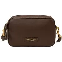 Marc O'Polo Accessories Umhängetasche, Damen Schultertasche, Handtasche mit Leder-Schulterriemen