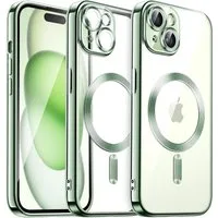 MSM Handyhülle Hülle für iPhone 15 Schutz MagSafe Silikon Slim Case Cover