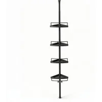 Sekey Duschregal Duschregal Ohne Bohren Duschablage Teleskop mit 4 Körben 81-310 cm