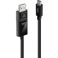 USB Adapterkabel 8K60, USB-C Stecker > DisplayPort Stecker schwarz, 2 Meter, + HDR