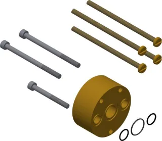 KWC Aquarotter Verlängerungsset, F5, elek. Therm-Arm., 25 mm, 2030044782 2030044782
