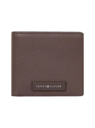 Tommy Hilfiger - Brieftasche aus Leder braun - Gr. - OS