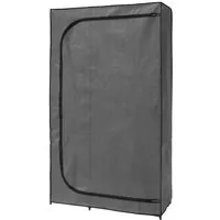 Livarno home Stoffschrank Textilkleiderschrank ca. 100 x 174 x 46 cm mit 7 Ablagefächern (Einzelartikel, Textilkleiderschrank mit Kleiderstange) Leicht auf- und umstellbar