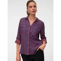 Vero Moda Hemdbluse VMBUMPY L/S SHIRT NEW WVN GA NOOS Viskose, regular fit