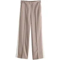 Next Palazzohose Tailored Fit Hose mit weitem Bein und Streifen (1-tlg)
