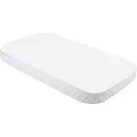 Waldin Spannbettlaken Spannbettlaken groß, für Waldin Babybett 7in1, Weiß, Spannbetttuch