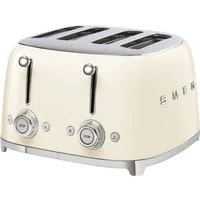 Smeg Toaster TSF03CREU 4-Schlitz-Toaster Creme