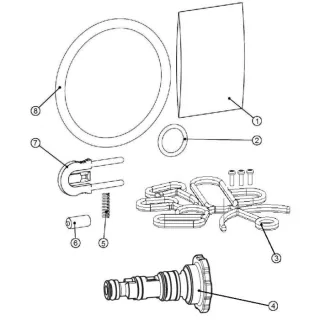Grünbeck Servicekit Steuerventil mit Injektor 187668e MC/MD32, PA/PB,EA/E