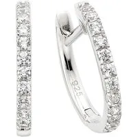 Aniston JEWELRY & WATCHES Paar Creolen Schmuck Geschenk Ohrschmuck Ohrringe, mit Zirkonia (synth)