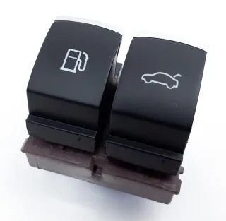 Alu Taster Öffner Schalter Heckklappe Tanverriegelung für Ihren VW Passat Jetta