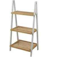 Urban Living Mehrzweckregal Standregal Regaltreppe 3-Etagen Regal Badregal Badezimmerregal