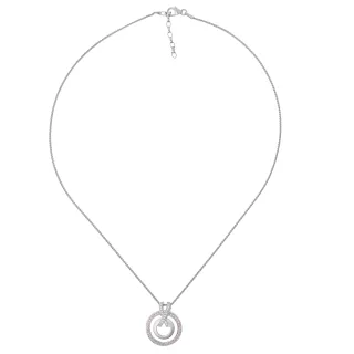 Orphelia 'Azalea' Damenkette mit Anhänger aus 925er Sterlingsilber – Silber ZH-7095