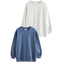 The Set Sweater The Set lange Sweatshirts, 2er-Pack (2-tlg)