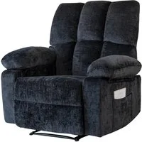 HOMYEDAMIC Relaxsessel Relaxsessel Fernsehsessel Einzelsessel mit Liegefunktion TV-Sessel, TV-Sessel mit seitlichen Griffen bis 150 kg Belastbar für Wohnzimmer