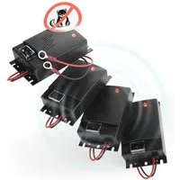 greate. Ultraschall-Tierabwehr 4x Marderschreck Auto, 12V Batterieanschluss, Motorraum, Mader Abwehr, 4-tlg.