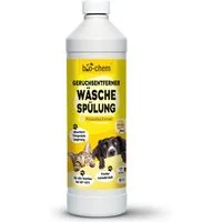 bio-chem Textilerfrischer Geruchsentferner Wäschespülung 1 L probiotischer Zusatz gegen Gerüche (Geruchsentferner Wäschespülung 1 L + Dosierbecher)