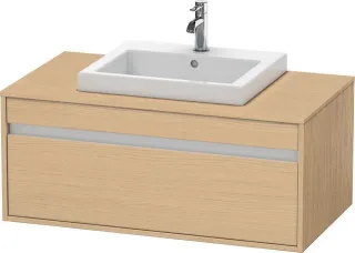 Duravit Ketho Konsolenwaschtischunterbau wandhängend Natur Eiche Matt 1000x550x426 mm - KT679503030 KT679503030
