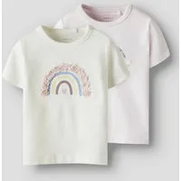 Name It Kurzarmshirt NBFFINES 2P SS TOP BOX (Packung, 2-tlg)