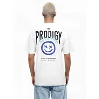 trueprodigy Oversize-Shirt Hajin Logoprint Rundhals dicker Stoff