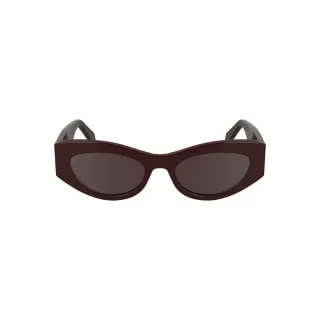 Calvin Klein Rote Acetat Damen-Sonnenbrille