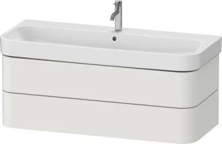 Duravit Happy D.2 Plus Waschtischunterbau wandhängend Nordic Weiß Seidenmatt 1175x490x415 mm - HP438 HP4389039390000