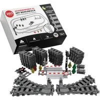 Lonestar-Bricks LB-60023 Schienenkreis Set mit Zubehör XL (Lonestar Bricks) Spielbausteine