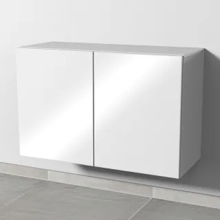 Sanipa 4balance Anbauschrank mit 2 Türen, Weiß-Glanz, DL13078 DL13078