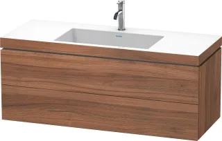Duravit L-Cube c-bonded Set wandhängend Nussbaum Matt 1200x480x500 mm - LC6929O7979 LC6929O7979