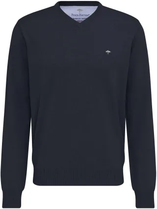 FYNCH-HATTON - V-Neck navy - Gr. - XL